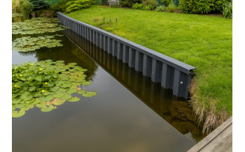 Укріплення берега шпунтом ПВХ